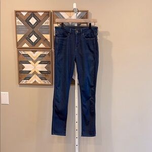 Vince Women’s High Rise Skinny Jeans Dark Optic Blue 27